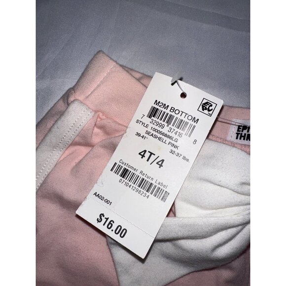 Epic Threads Girls Pink Shorts with White Bow, Size 4T, NWT - Picture 4 of 4